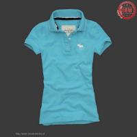 dames abercrombie fitch korte polo tees saffier Nieuwe Online ptk4d645